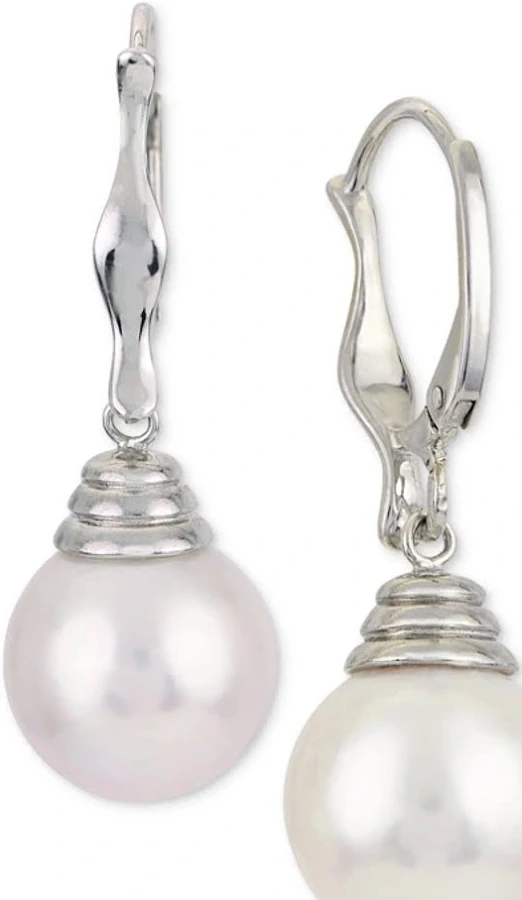 accessory Macy's Windsor Cultured Freshwater Pearl Sterling Silver Earrings Macy's $89.7