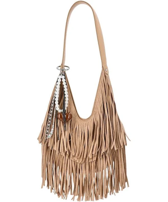 bag Madden NYC Women's Fringe Hobo Bag Walmart $26