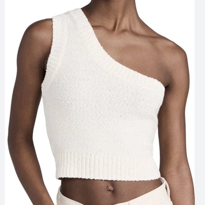 top Madewell Women's Textural-Knit One-Shoulder Sweater Tank eBay - bessido $29.99