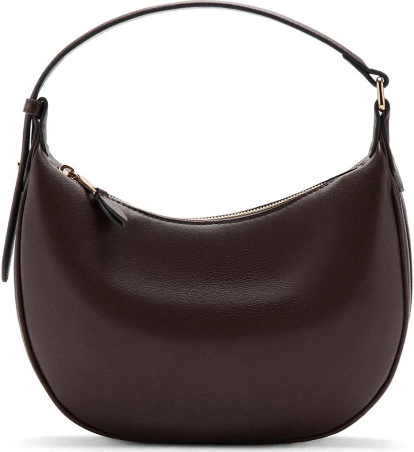 bag MANGO Faux Leather Half Moon Purse Nordstrom $59.99