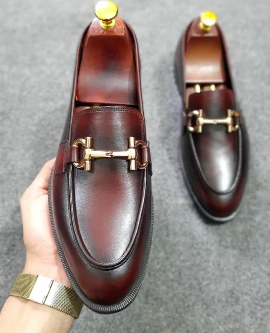 shoes Men's Classic Horsebit Loafers with Gold Buckle Etsy - Seller $112.49