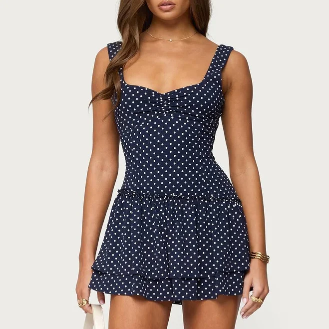 romper Mercedez Women's Polka Dot Romper edikted $43