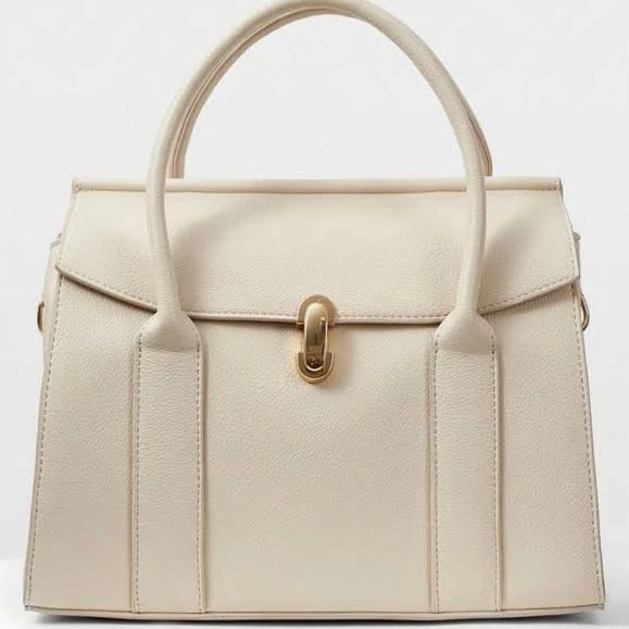 bag Minimalist Faux Leather Top Handle Bag Etsy - Seller $67.65