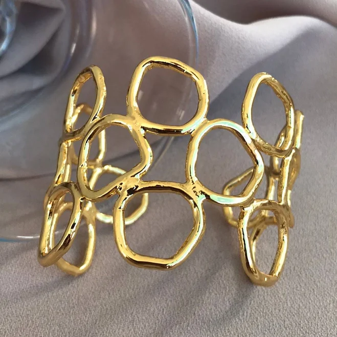 accessory Modern Thick Cast Handmade Bronze Cuff Bracelet Etsy - BuinJewellery $62.4