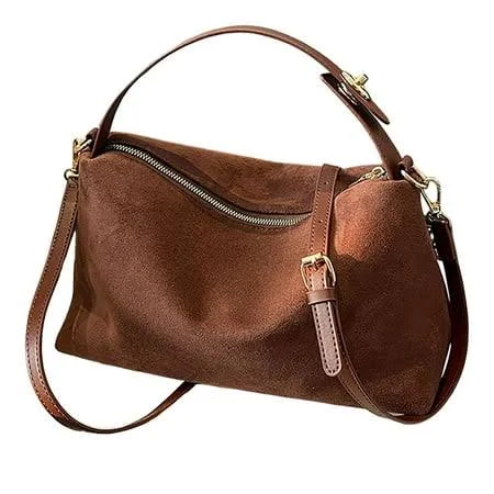 bag Modisza Slouchy Suede Shoulder Bags for Women Retro Crossbody Tote Satchel Work Purses Crescent Bag, Women's, Size: Large, Brown Walmart - Modisza $11.56