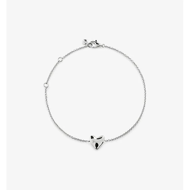 accessory Monica Vinader Women's Sterling Silver Heart-Charm Bracelet Selfridges $97