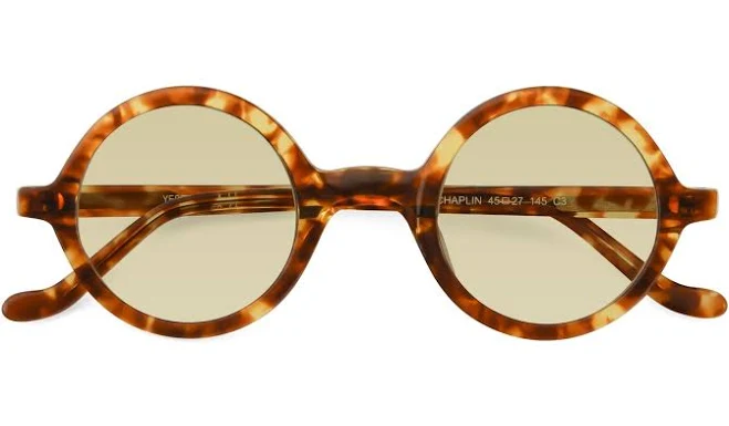 accessory Narrow Retro-Vintage Round Tinted Sunglasses Sunwear Lenses Yesglasses $75