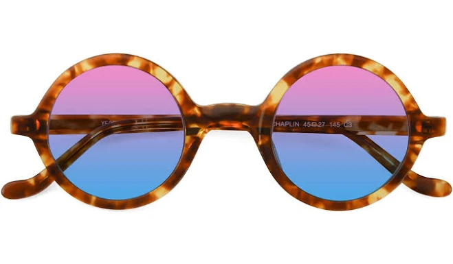 accessory Narrow Retro-Vintage Round Tinted Sunglasses Sunwear Lenses Yesglasses $85