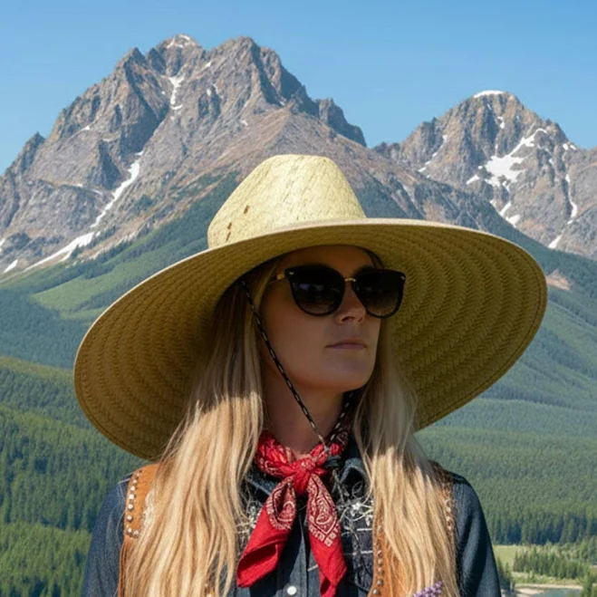accessory Natural Straw Hat with Maximum Sun Protection Etsy - Seller $15.99