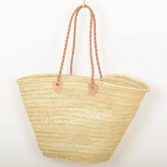 bag Naturel Straw Beach Bag with Leather Strap Etsy - HiMorocco $29.25