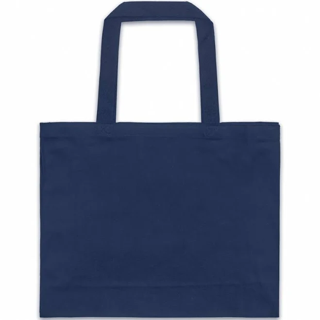 bag Navy Blue Custom Full Gusset Heavy Canvas Tote Bags | Imprint imprint.com $5.95