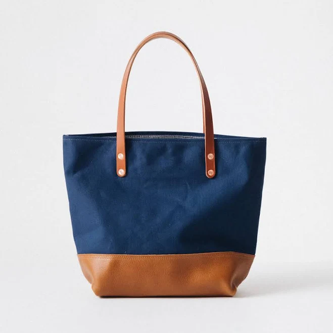 bag Navy Canvas Panel Tote +$25 KMM & Co. $285