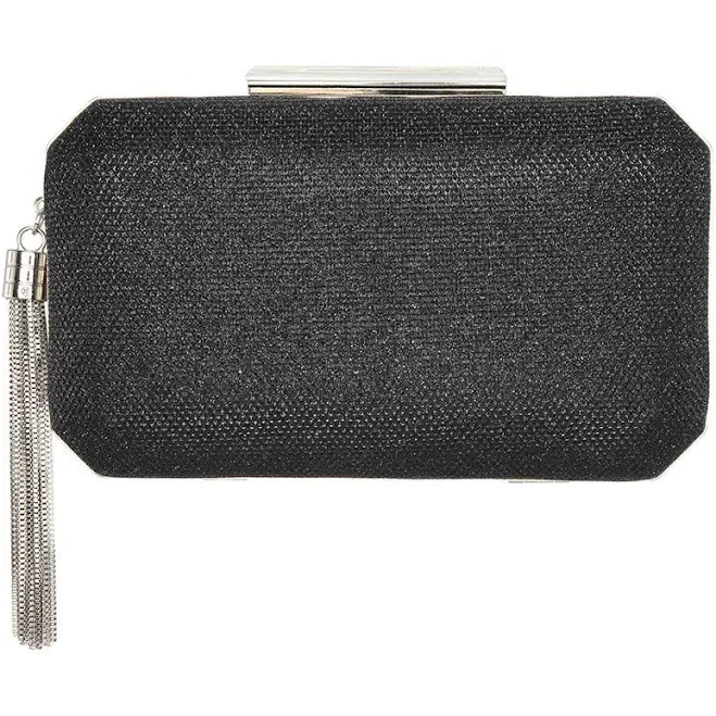 bag Nina Women's Geometric Minaudiere Bag with Tassle Macy's $37.44