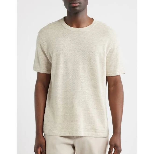 top Nordstrom Linen & Cotton Short Sleeve Sweater Tee Nordstrom $79.5