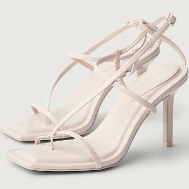 shoes Oak + Fort Thin Strap Heeled Sandals Oak and Fort US $28