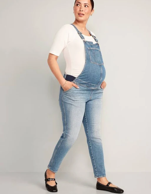 overalls Old Navy Maternity Side-Panel OG Straight Jean Overalls Old Navy $32.49