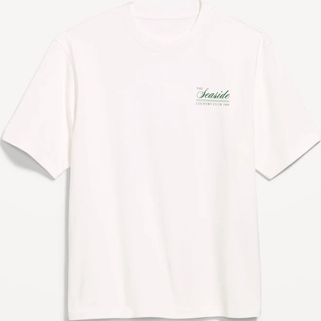 top Old Navy Men's Loose Heavyweight Graphic T-Shirt Old Navy $17.99