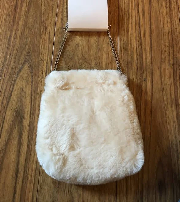 bag Old Navy Women’s Mini-crossbody Bag Silver Chain Strap Off White Faux eBay - lucysfinds $16.24
