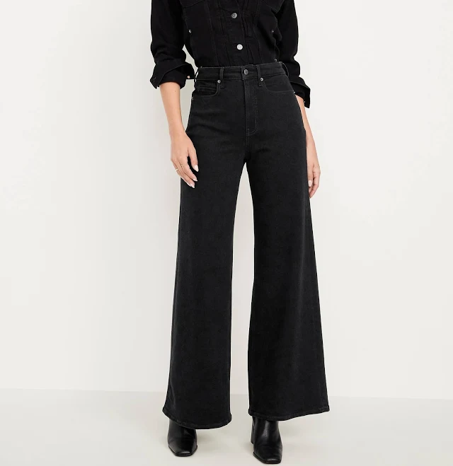 jeans Old Navy Women's Extra High-Waisted Super Wide-Leg Jeans Old Navy $38.49