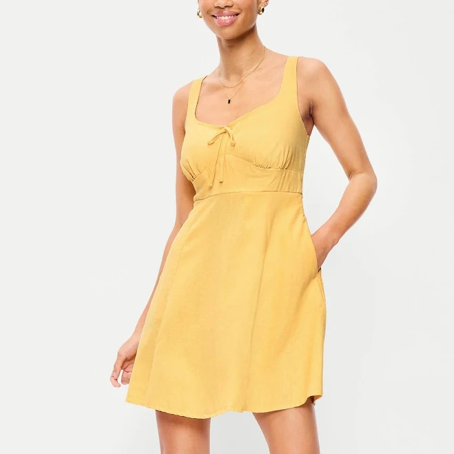 dress Old Navy Women's Fit & Flare Mini Dress Old Navy $23.99
