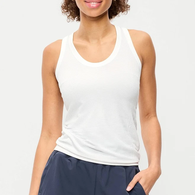 top Old Navy Women's Fluid Seamless Fitted Tank Top Old Navy $9.99