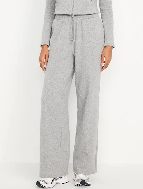 wide leg pants Old Navy Women's High-Waisted Socomfy Wide-Leg Sweatpants Old Navy $22.19