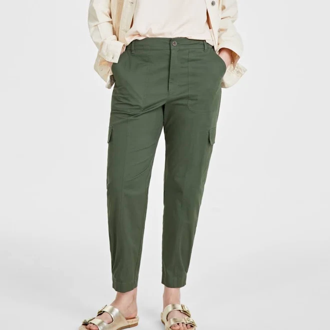 cargo pants On 34th Women's Tapered Ankle-Length Cargo Pants Macy's $28.56