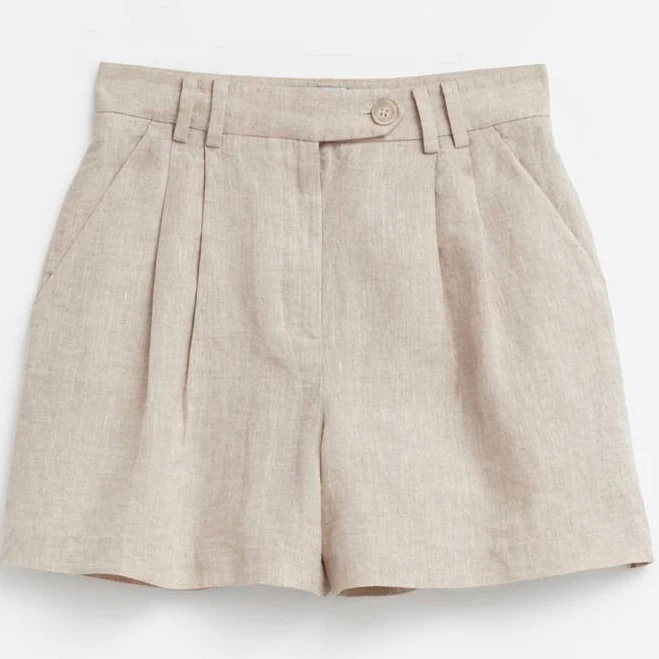 matching set & Other Stories Relaxed Pleated Linen Shorts & Other Stories US $39