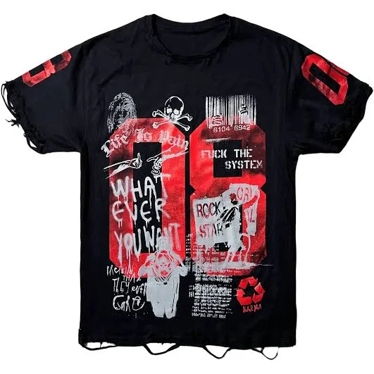 t-shirt Oversized Graphic T-Shirt Rockstar Original $9