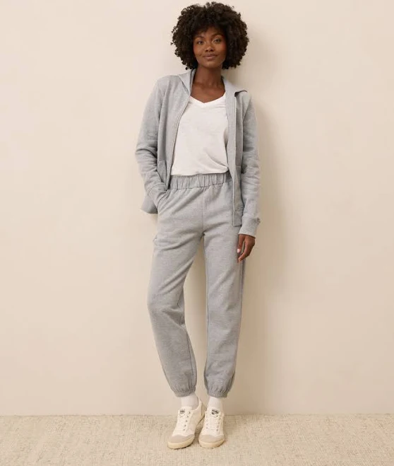 matching set PACT Women's Organic Brushed Fleece Sweat Set p a c t $124