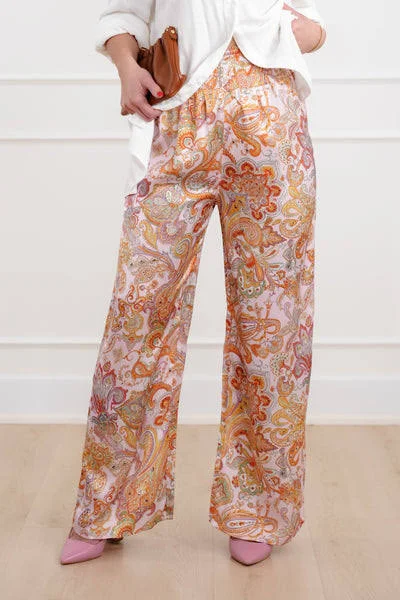 pants Paisley High Waist Wide Leg Pants Freckled Poppy $44.9