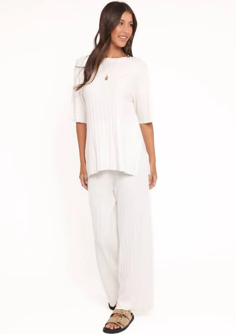 two piece set Petal & Pup Women's Alix Ribbed Knit Sweater & Pants Set Petal & Pup USA $44.98