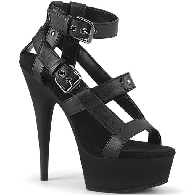shoes Pleaser DELIGHT-637 Platform Gladiator Sandals Pleaser Shoes $40.95