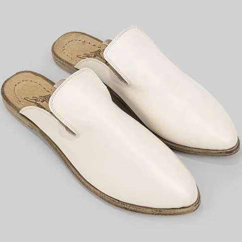 shoes Pointed Toe Slip-On Leather Mules Etsy - Seller $112.75