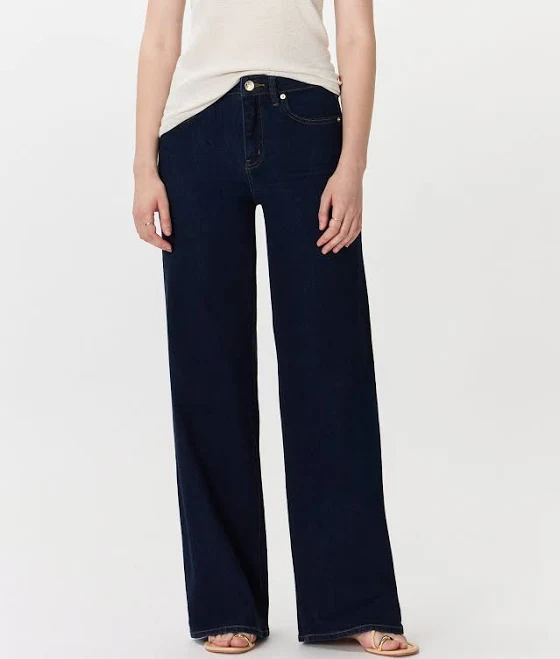 jeans Quince Women's Bella Stretch Wide Leg Organic Cotton Jeans Quince $50