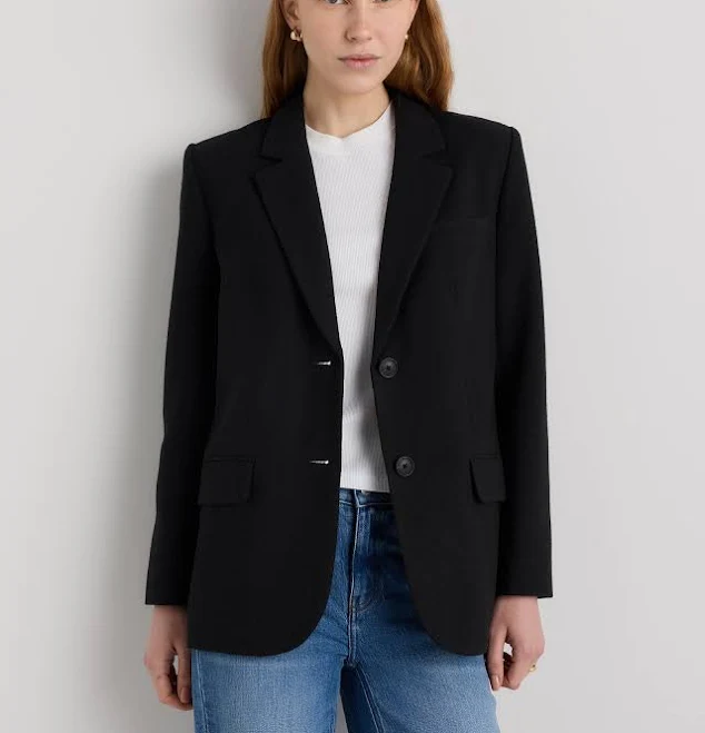 outerwear Quince Women's Oversized Italian Wool Blazer Quince $100