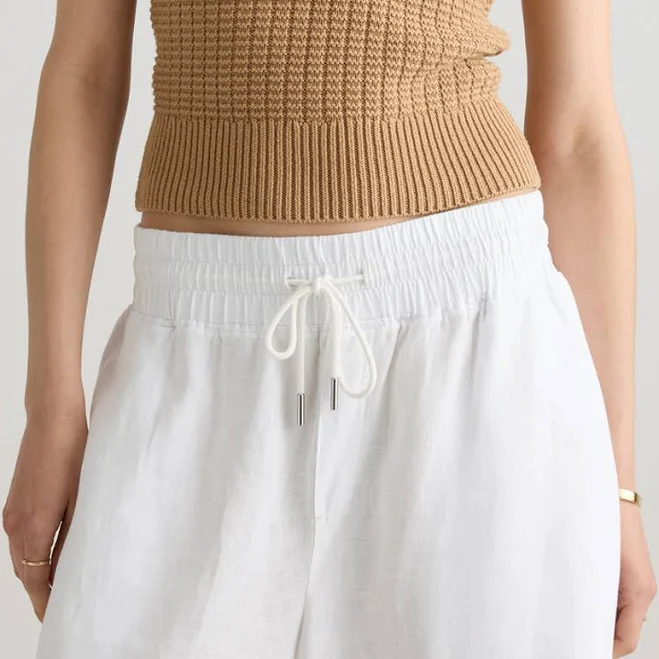 top Quince Women's Waffle Cropped Organic Cotton Tank Top Quince $32