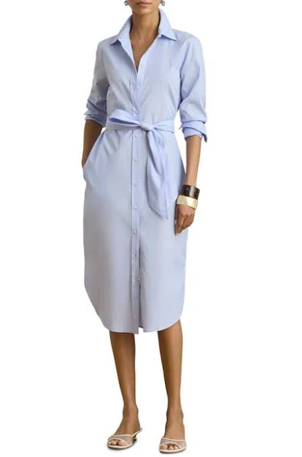 shirt dress Ralph Lauren Women's Cotton Point-On-End Shirtdress Nordstrom $185