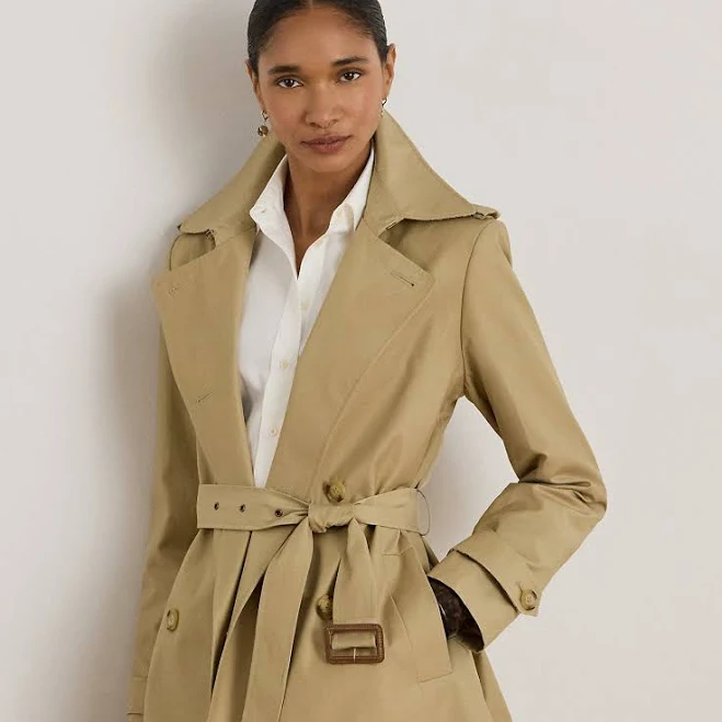 outerwear Ralph Lauren Women's Double Breasted Trench Coat with Belt Ralph Lauren $230