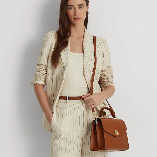 bag Ralph Lauren Women's Farrah Leather Satchel Ralph Lauren $425