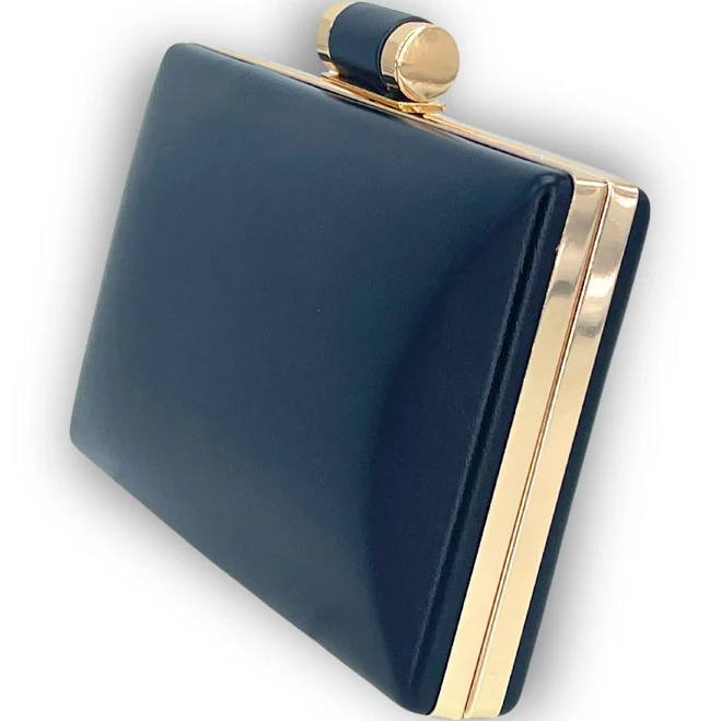 bag Rectangle Matte Pleather Clutch Tres Chic Boutique $42
