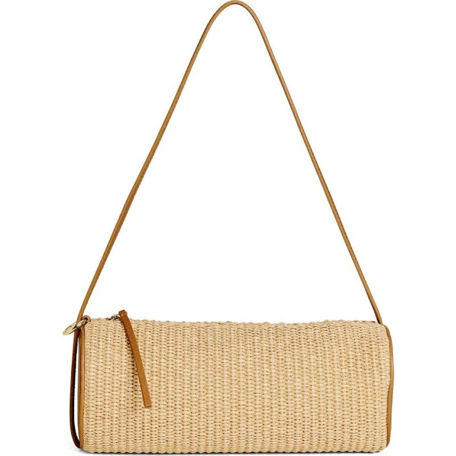 bag Reformation Simona Raffia Cylinder Shoulder Bag Nordstrom $268