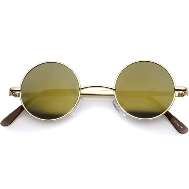 accessory Retro Lennon Round Circle Metal Sunglasses zeroUV $12.95