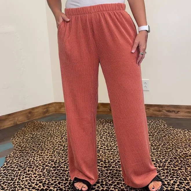 matching set Ribbed Pants Country Lace Boutique $32