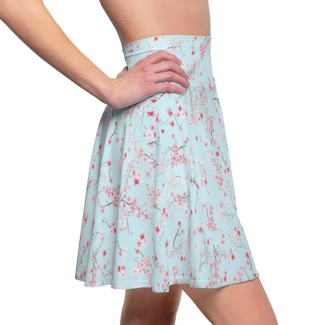 skirt Sakura Skater Skirt Etsy - PresentMindGifts $60