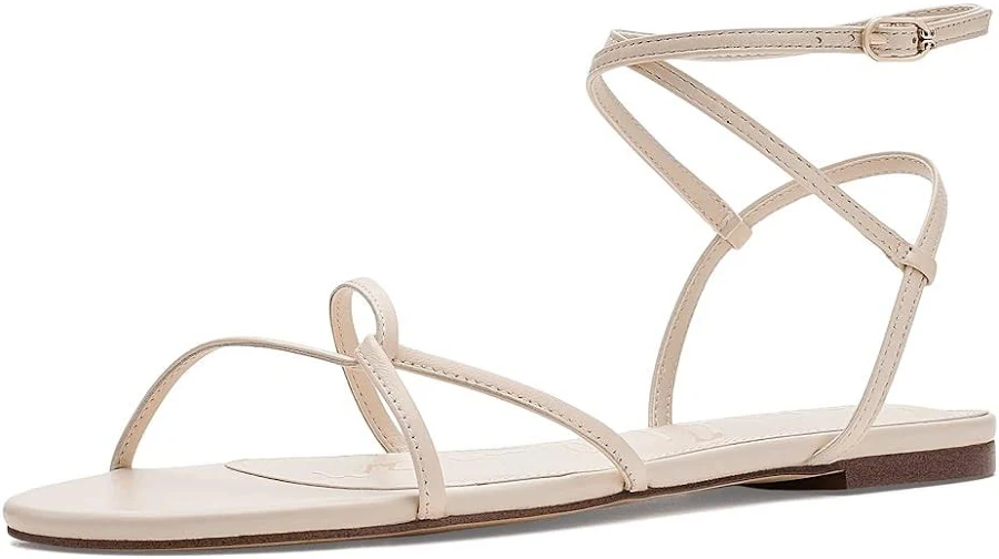 shoes Sam Edelman Women's Ellina Strappy Flat Sandals Zappos.com $100