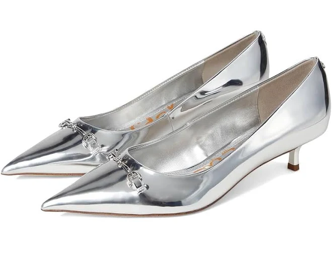 shoes Sam Edelman Women's Kaya Pointed Toe Kitten Heel Pumps Zappos.com $111.31
