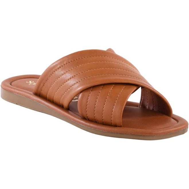shoes Seychelles Women's Courage Leather Slide Sandals ShopSimon $44.98