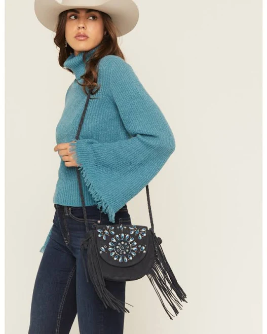 bag Shyanne Belle Embroidered Fringe Suede Crossbody Bag Boot Barn $35.98