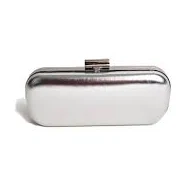 bag Silver Metallic Clutch Bag – Small Size, Big Elegance by Springmoonatelier wolfandbadger.com $313